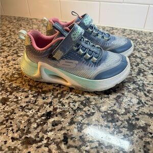 Skechers Kids Multicolor Light-Up Sneakers - Blue, Pink & Mint